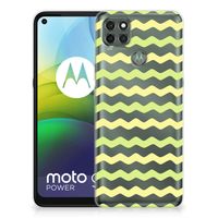 Motorola Moto G9 Power TPU bumper Waves Yellow - thumbnail