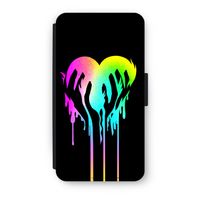 Hold My Heart: iPhone X Flip Hoesje