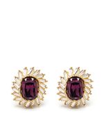 Christian Dior Pre-Owned boucles d'oreilles serties de pierres (années 1980)