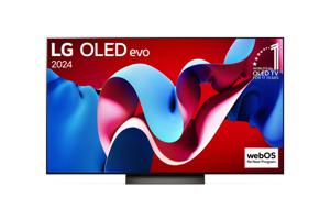 LG Electronics OLED77C47LA 4K OLED evo TV OLED-TV 195 cm 77 inch Energielabel F (A - G) CI+*, DVB-C, DVB-S2, DVB-T2, Smart TV, UHD, WiFi Zwart