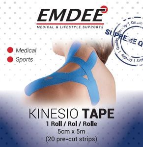 Kinesio tape blauw pre cut