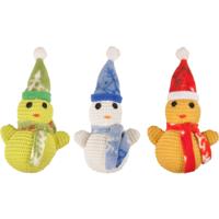 Hondenspeelgoed Kerst Sneeuwpop 8 x 5.5 x 17 cm Flamingo Multicolor