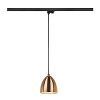 SLV 3-fasensysteemspot PARA CONE 14 PD/spot, ledspot, plafondspot, plafondarmatuur, railsysteem, binnenverlichting / GU10 35 W koper