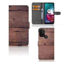 Motorola Moto G10 | G20 | G30 Book Style Case Old Wood - thumbnail