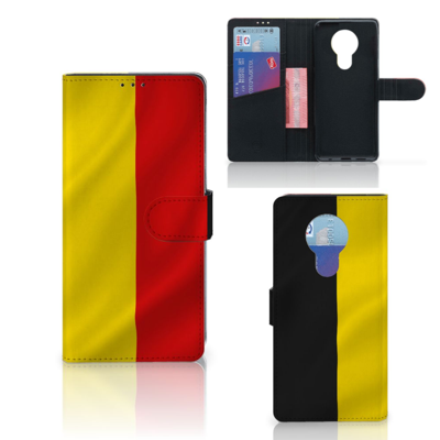 Nokia 5.3 Bookstyle Case Belgische Vlag Nokia 5.3 Bookstyle Case Belgische Vlag