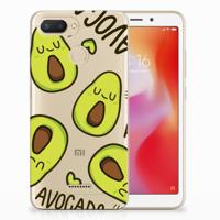 Xiaomi Redmi 6 Telefoonhoesje met Naam Avocado Singing