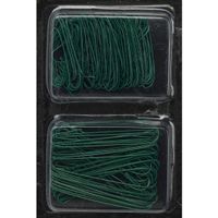 Kerstbalhaakjes/kerstboomhaakjes - 300x stuks - groen - 3,5 en 6 cm