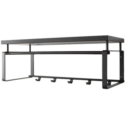 Kapstok Rex 3 zwart 70x28cm