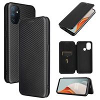 OnePlus Nord N100 Flip Case - Koolstofvezel - Zwart - thumbnail