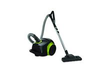 Grundig, VCC 5850 A Stofzuiger met zak, 800 W, 4 L, zwart/groen, 800 W, 4 liter, 72 decibel