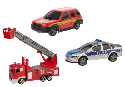 Happy People reddingsteam voertuigenset 3 delig