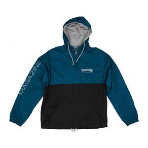 Thrasher Mag Logo Anorak Blauw/Grijs - S