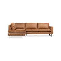 Haluta Hoekbank Amsterdam - 274 x 204 x 85 cm - Cognac - Links