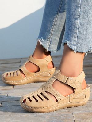 Vintage Casual Wig Romeins Sandalen