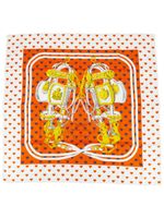 Hermès Pre-Owned foulard Brides De Gala Love Twilly (années 1990-2000) - Orange - thumbnail