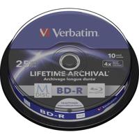 Verbatim 43825 M-Disc Blu-ray 25 GB 10 stuk(s) Spindel Bedrukbaar - thumbnail