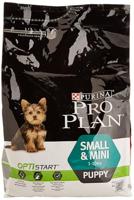 PURINA PRO PLAN Small & Mini Puppy Puppy Voer, droog met Optistart, rijk aan kip, per stuk verpakt (1 x 3 kg)