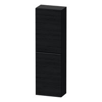 Hoge Kast Duravit D-Neo Kolomkast Wand 132 cm Rechtsdraaiend Mat Eiken Zwart Duravit - thumbnail