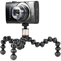 JOBY GorillaPod 325, flexibel ministatief met geïntegreerd kogelhoofd voor compacte camera's en 360°-camera's, maximale belasting 325 g, JB01505-BWW