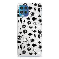 Silicone Back Case Motorola Moto G100 Silver Punk