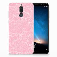 Huawei Mate 10 Lite TPU Case White Flowers