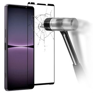 Full Cover Sony Xperia 1 IV Screenprotector van gehard glas - 9H - Zwart