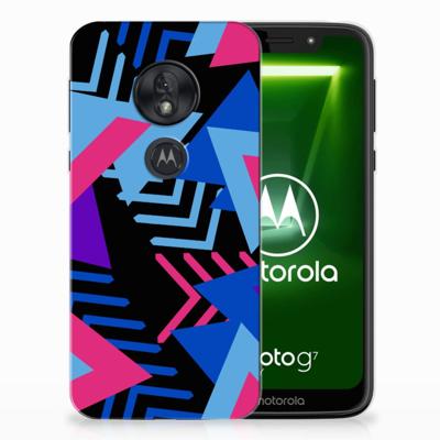 Motorola Moto G7 Play TPU Hoesje Funky Triangle