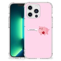 iPhone 13 Pro Max Stevig Bumper Hoesje Pig Mud - thumbnail