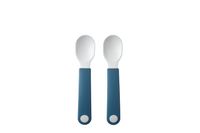Mepal Set oefenlepel Mio 2 stuks deep blue