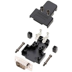 encitech TRI-P-09-DMP-W-K 6355-8037-01 D-sub male connectorset 180 ° Aantal polen: 9 Soldeerkelk 1 stuk(s)