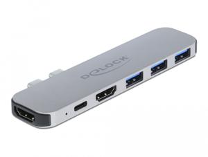 DeLOCK Docking Station for MacBook Dual HDMI 4K / PD / Hub dockingstation