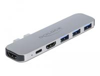 DeLOCK Docking Station for MacBook Dual HDMI 4K / PD / Hub dockingstation - thumbnail