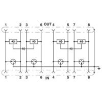 Phoenix Contact 2800763 D-LAN-CAT.5-HC Overspanningsveilige controlemodule 1 stuk(s) - thumbnail