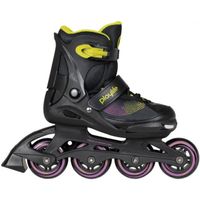 Playlife Inline skates Joker hardboot 82A zwart/geel maat 37-40