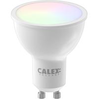 CALEX - LED Spot - Smart Reflectorlamp - GU10 Fitting - 5W - Aanpasbare Kleur CCT - RGB - Wit