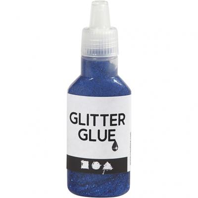 Creotime glitterlijm blauw 25 ml Creotime glitterlijm blauw 25 ml