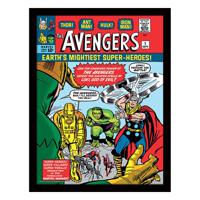 Marvel Collector Print Framed Poster Avangers Vs. Loki Comic - thumbnail