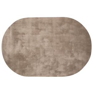 Vloerkleed Cowan taupe 240x330 ovaal