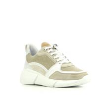 Via Vai 5601030 leren chunky sneakers beige