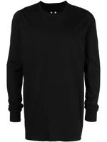 Rick Owens sweat en coton biologique à col rond - Noir