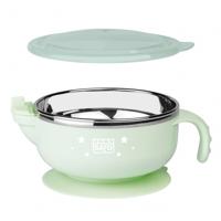 Saro warmhoudkom met zuignap 13 cm groen