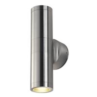 SLV buiten wandlamp Astina - geborsteld aluminium
