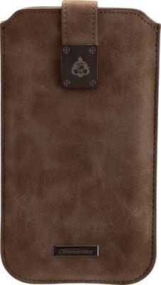 Commander Milano Universele Smartphone Case - XXL 5.2 - Nubuk Grijs Commander Milano Universele Smartphone Case - XXL 5.2 - Nubuk Grijs