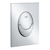 GROHE Skate S-size bedieningsplaat dualflush 13x17.2cm chroom 37965000 - thumbnail