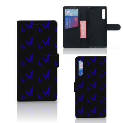 Huawei P Smart Pro Telefoon Hoesje Vlinder Patroon