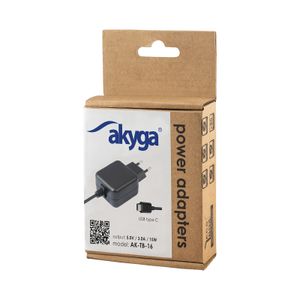 Akyga AK-TB-16 Stekkernetvoeding, vaste spanning 5 V 3 A 15 W