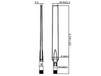 DeLOCK 88899 antenne Omnidirectionele antenne RP-SMA 7 dBi - thumbnail