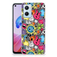 OPPO A96 | OPPO A76 Silicone Back Cover Punk Rock - thumbnail