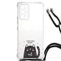 Samsung Galaxy A53 Stevig Bumper Hoesje Cat Good Day