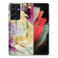 Hoesje maken Samsung Galaxy S21 Ultra Letter Painting - thumbnail